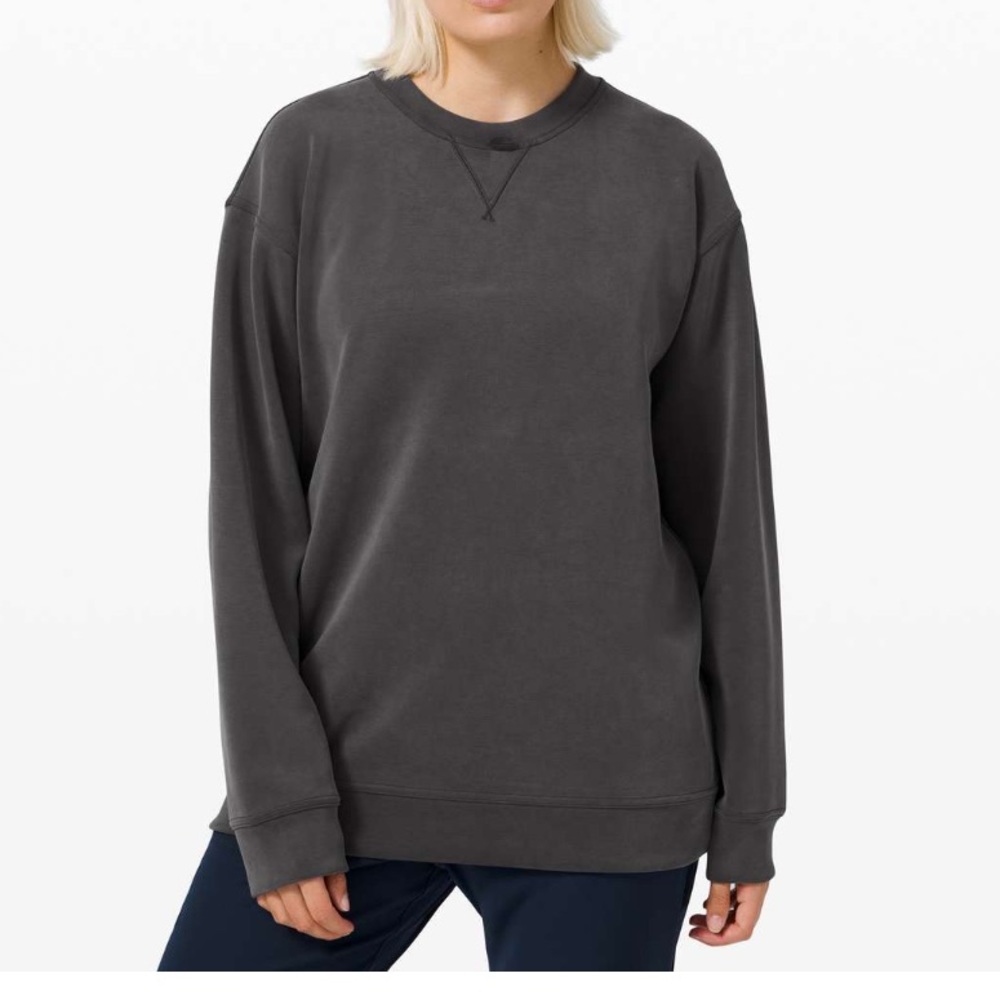 Lululemon All Yours Crew *Sandwash Graphite Grey: Pebble Beach edition